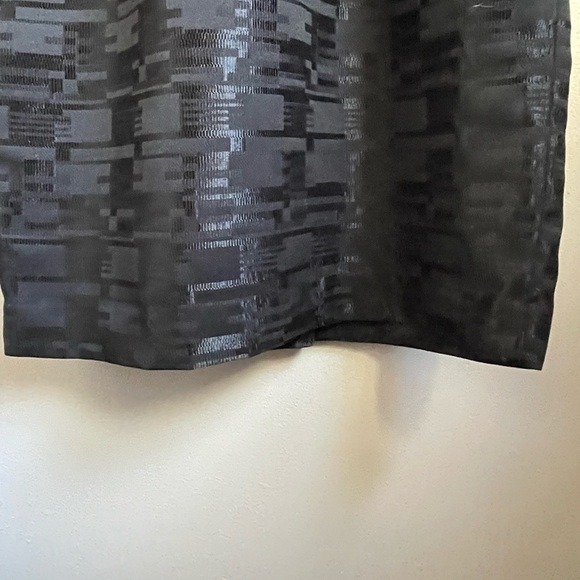 Apostrophe Black cap sleeve belted dress women’s size 6. - Picture 5 of 13